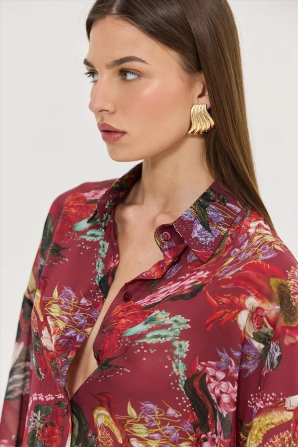Heather Shirt (Bordeaux)_4