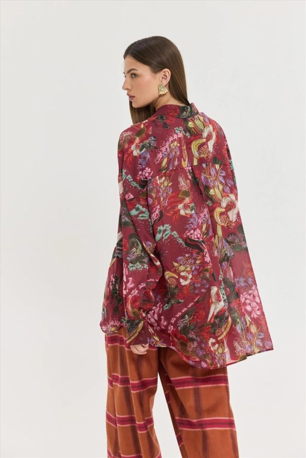 Heather Shirt (Bordeaux)_2